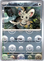 Minccino (Poke Ball Pattern) 075/086 Scarlet & Violet: Black Bolt