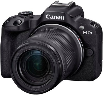 CANON EOS R50 Digitalkamera 24,2MP 4K WLAN + RF-S 18-150mm IS Objektiv B-WARE
