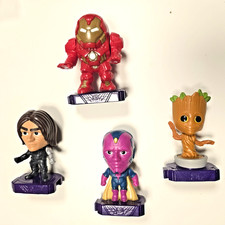 Lot of 4 McDonald  s 2020 Marvel Heroes  Avengers Endgame Happy Meal Toys