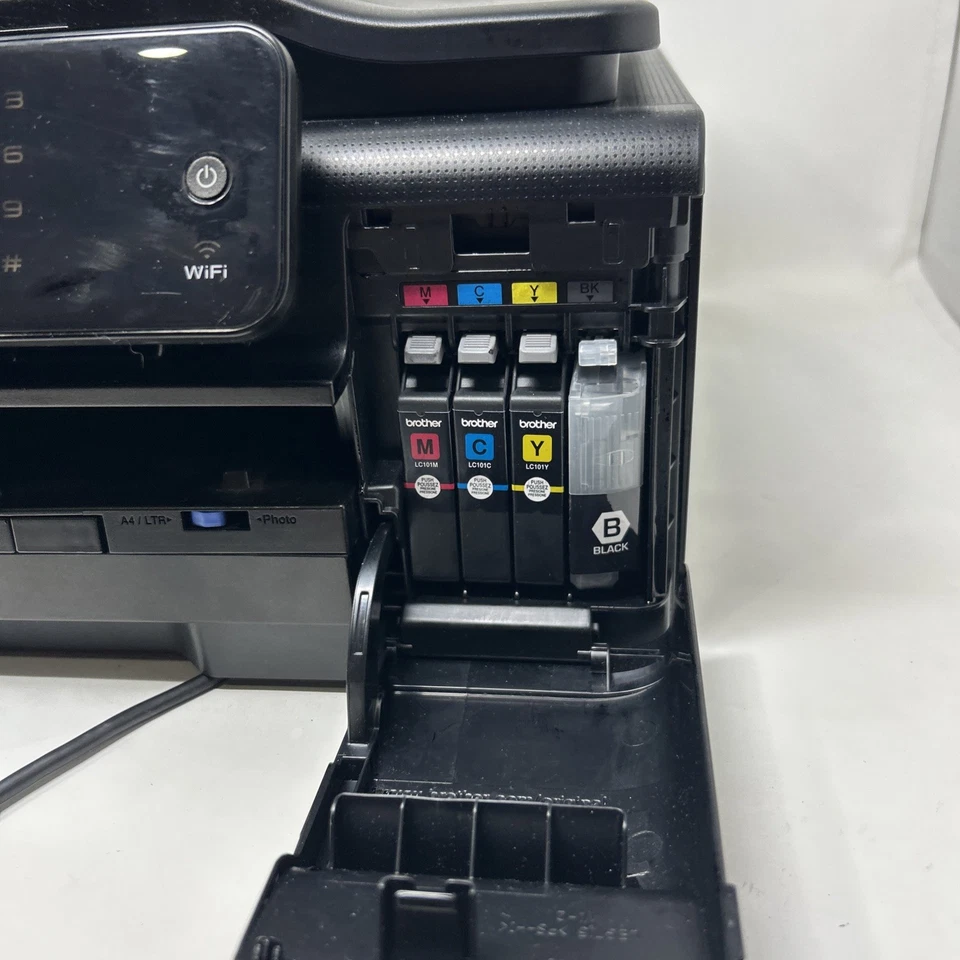 Brother MFC-J650DW Wireless All-In-One Color Inkjet Printer Tested W/ most Ink - Image 4 of 4