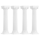  4 Pcs Cake Rods Decorative Roman Column Cylinder Pillar Stand Tier