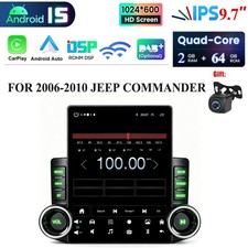 9.7 For 2006-2010 Jeep Commander Carplay Android 15 Car Stereo Radio Gps Navi