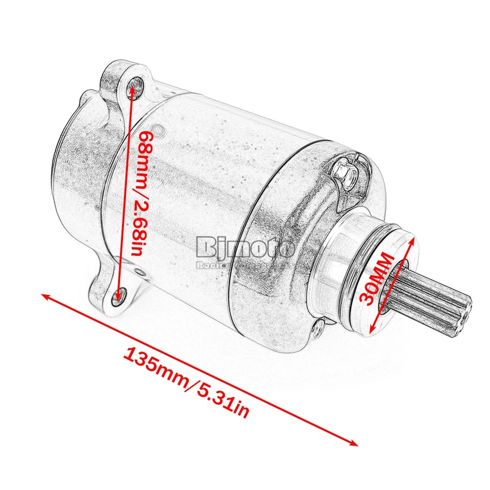 Starter Motor For Benelli TNT 125 2017-2022 2023 2024 2025 249014320010 Foto 4 de 4