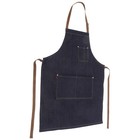  1pc Adjustable Denim Work Apron Professional Cape Labour Suit for Salon