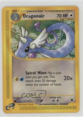 Dragonair Pokemon e-Card Series Expedition #75 2002