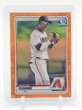 GERALDO PERDOMO 2020 BOWMAN CHROME ORANGE REFRACTOR /25 #BD-89 Q3668