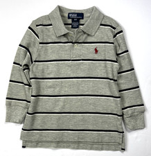 New With Tags Polo Ralph Lauren Classic Striped Polo Shirt Boys sz 2T