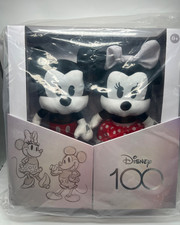 Disney 100 Years of Wonder Mickey Mouse  Minnie Mouse Collector Plush Set NEW