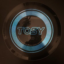 TOSY 36 LED Frisbee Pro 10.5  Light Up Flying Disc 8 Modes USB - Tested  Works 