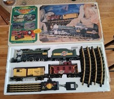 VINTAGE 1997 New Bright Railking ELECTRIC G Scale Train Set, #375, New In Box