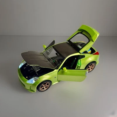 Nissan 350Z NISMO 💚 Edition JDM Fast Drift Umbau Custom WORKING LED LIGHT  1/18 - Photo 1/4