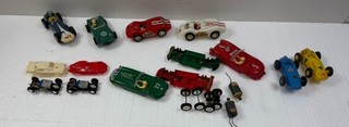 Vintage Lot Of Slot Car 1/32 Marx Eldon More