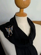 LizTech 2005 Butterfly Brooch Pin Multicolor