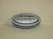 Rare -original 1940s Hexagon Air Filter For 1932-53 Ford V-8 Flathead-2 Carb