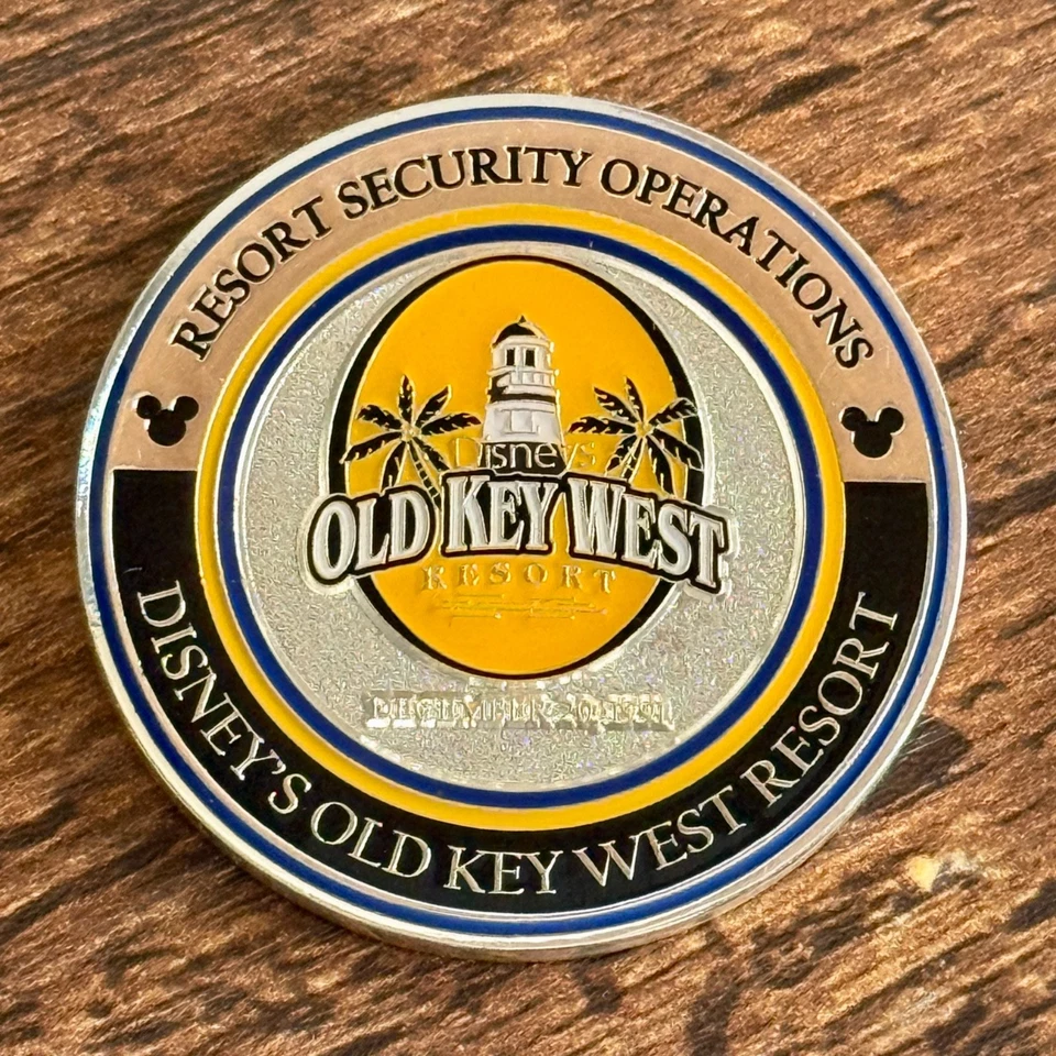 Moneda Desafío Walt Disney World Security Division Old Key West Resort FL Foto 3 de 4
