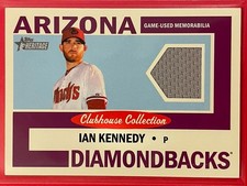 2013 Topps Heritage Ian Kennedy Clubhouse Collection Jersey #CCR-IKE Baseball