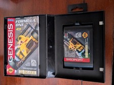 Formula One F1 (Sega Genesis, 1993) Domark/Tengen — Complete CIB w/ Manual
