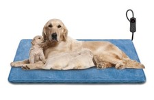 Dog Heating Pad, Pet Heating Pad 35X24, Adjustable Temperature Dog Cat, Water...