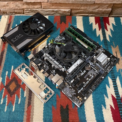 ASUS PRIME Z270M mATX Motherboard Combo! i7-7700 16GB RAM 256SSD Win11P GTX1060