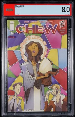   Image Comics Chew #20 (2011) PSA 8.0 - Tony Chu by Layman & Guillory!  