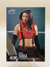 2021 Upper Deck AEW All Elite Wrestling Gold Parallel Hikaru Shida #55 Card