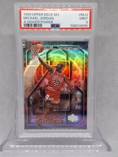 1999-00 Upper Deck - Michael Jordana Higher Power Michael Jordan #MJ2 PSA 9 💥