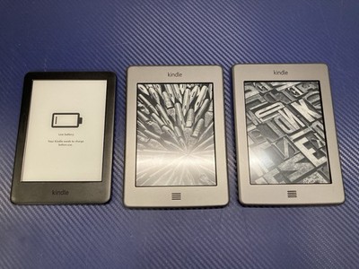 Lot Of 3 Amazon Kindle 10th - 4th Generation 4GB J9G29R,  DO1200