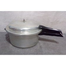 Olla a presión vintage Mirror-Matic aluminio 6qt olla estufa EE. UU.