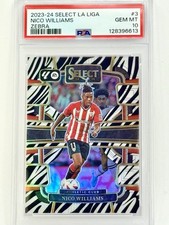 2023 PANINI SELECT LA LIGA ZEBRA PRIZM #3 NICO WILLIAMS RC /25 SSP