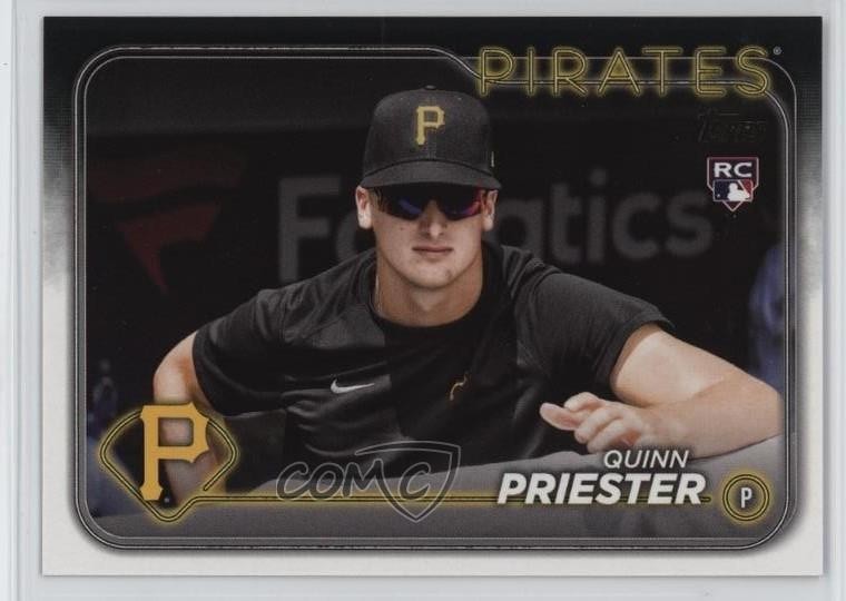 2024 Topps Series 1 Image Variation Golden Mirror SSP Quinn Priester #93 1s4s