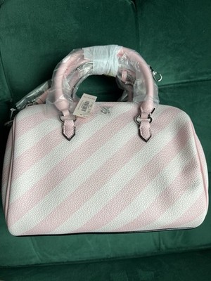 Victoria's Secret Mini Duffle Crossbody Bag Heritage Stripe New | eBay