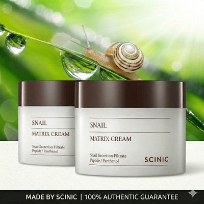 Scinic Snail Matrix Cream 120ml x 2ea Jumbo Set Anti-Aging K-Beauty