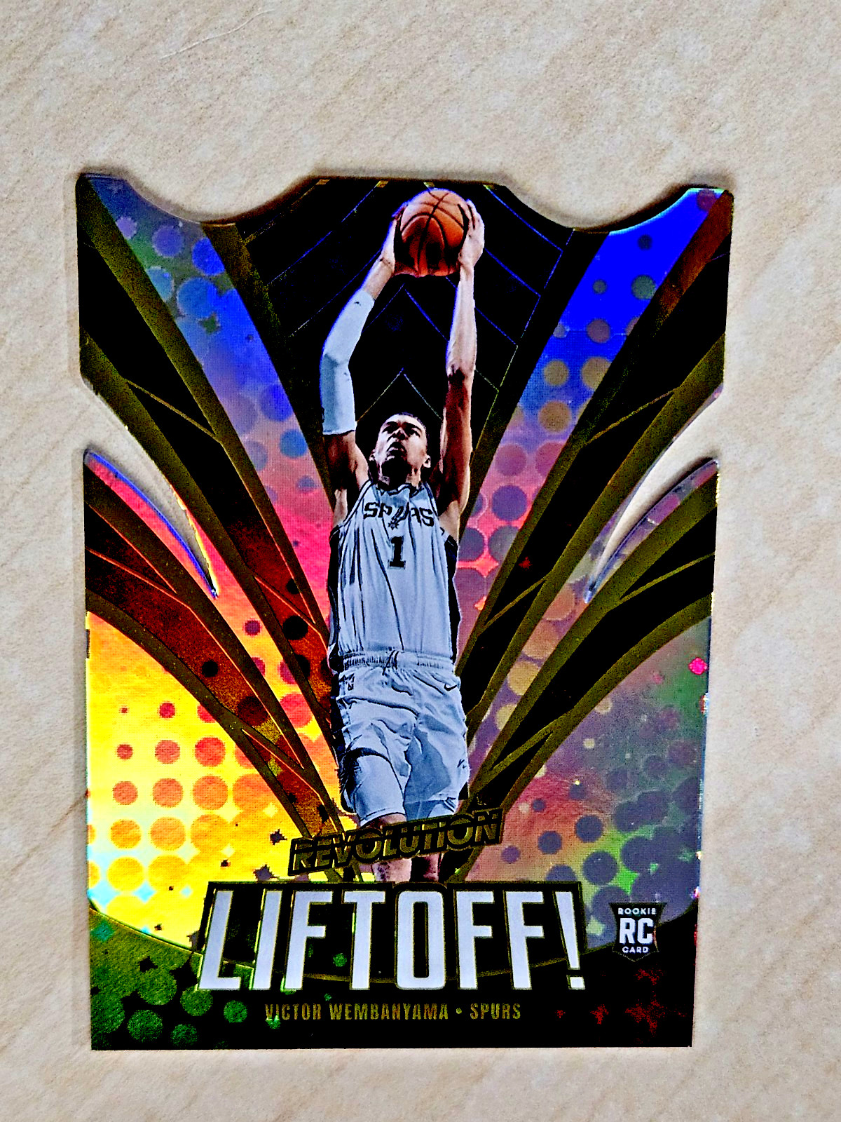 2023-24 Panini Revolution LIFTOFF Victor Wembanyama Rookie Holo Foil RC #6 💥 view 11