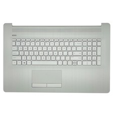 L92787-001 New for HP 17-BY 17-CA Palmrest Backlit Keyboard Touchpad 73H0 Silver