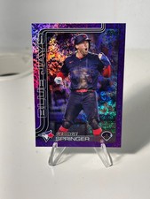 2025 Topps Series 1 - George Springer #82 Purple Rainbow /250