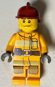 LEGO City 4208 4x4 Fire Truck 100% Complete Retired Forest Fire Firefighter