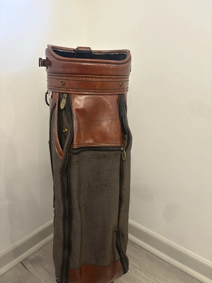 Bolsa de golf Burton vintage de cuero Foto 4 de 4