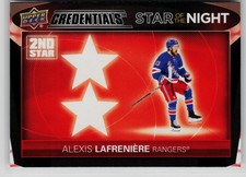 Alexis Lafreniere - 2021-22 Credentials Star of the Night: Second Star #2S-4