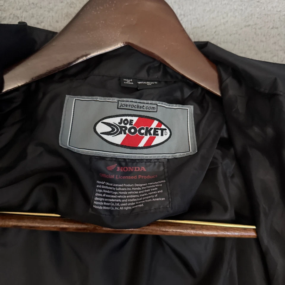 Chaqueta de moto Joe Rocket para mujer talla mediana Goldwing Honda malla roja Foto 2 de 4