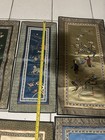 Lots Of 7  Big Vintage Chinese Floral Silk Embroidery Wall Hanging — photo 5