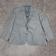Ralph Lauren Men's Blazer 2 Button Front Gray Measured