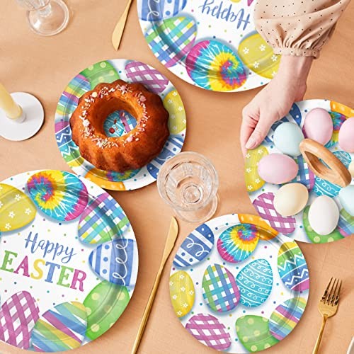 Happy Easter Party Supplies Kit, Easter Disposable Dinnerware Includes, Paper - Bild 5 von 7