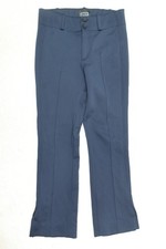 AYR Trousers Pants Womens 6 Navy Blue Stretch Ankle Flare Leg Mid-Rise