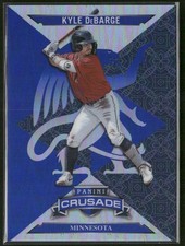 Kyle DeBarge 2025 Panini Crusade Crusade Blue Mojo #5 Minnesota Twins
