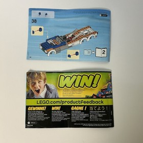 Lego City Tow Truck 60056 Complete Set w/ Instructions NO BOX - Retired