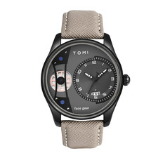 TOMI Herren Uhr Set Quarz Business 42mm Wechselarmband Geschenkbox