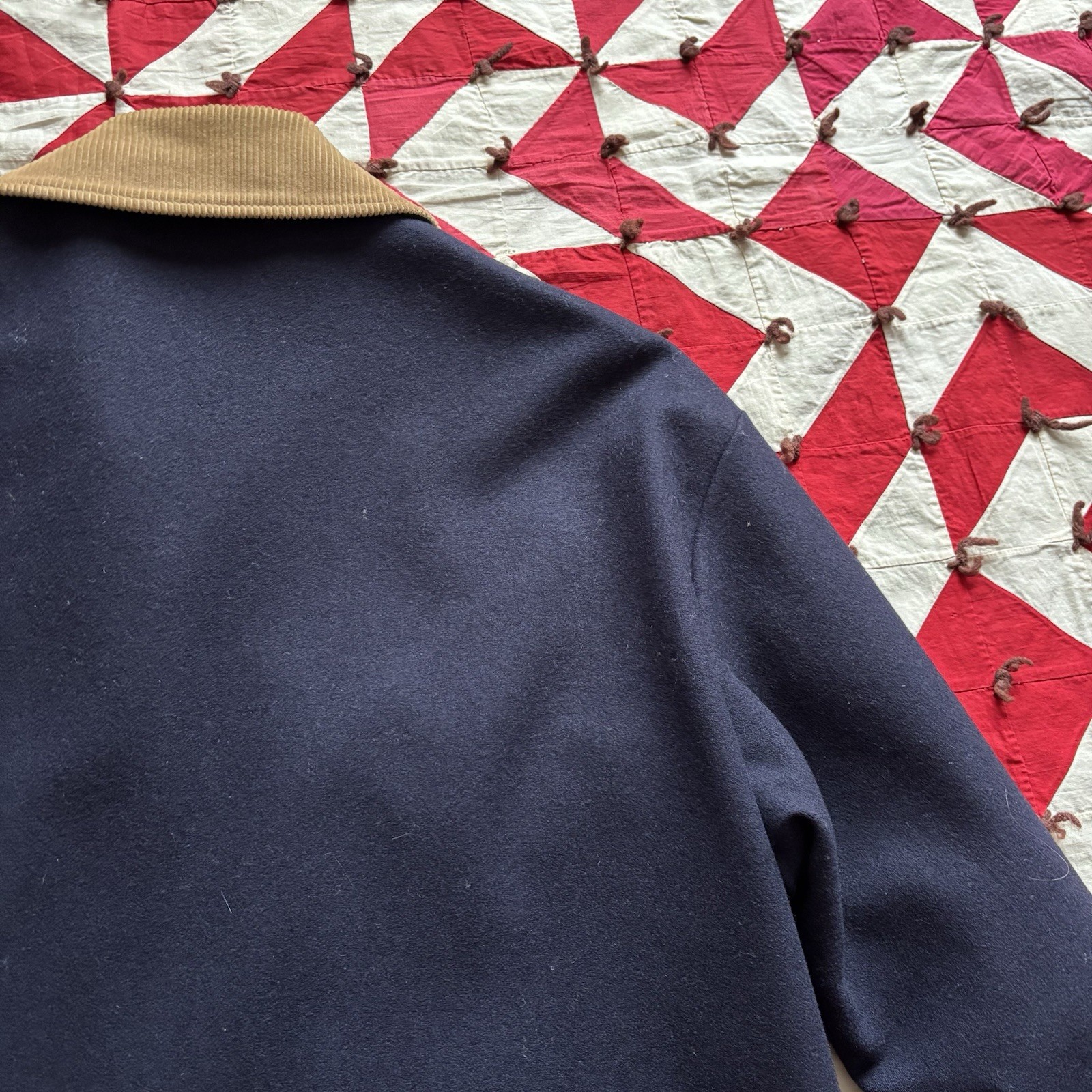 Vintage Pendleton Wool Snap Front Jacket Corduroy… - image 17