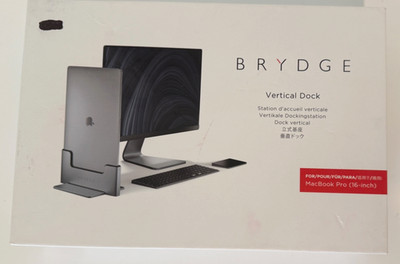 Brydge Vertical Dock Compatible with 2019 & 2020 MacBook Pro 16-inch (Not M1)