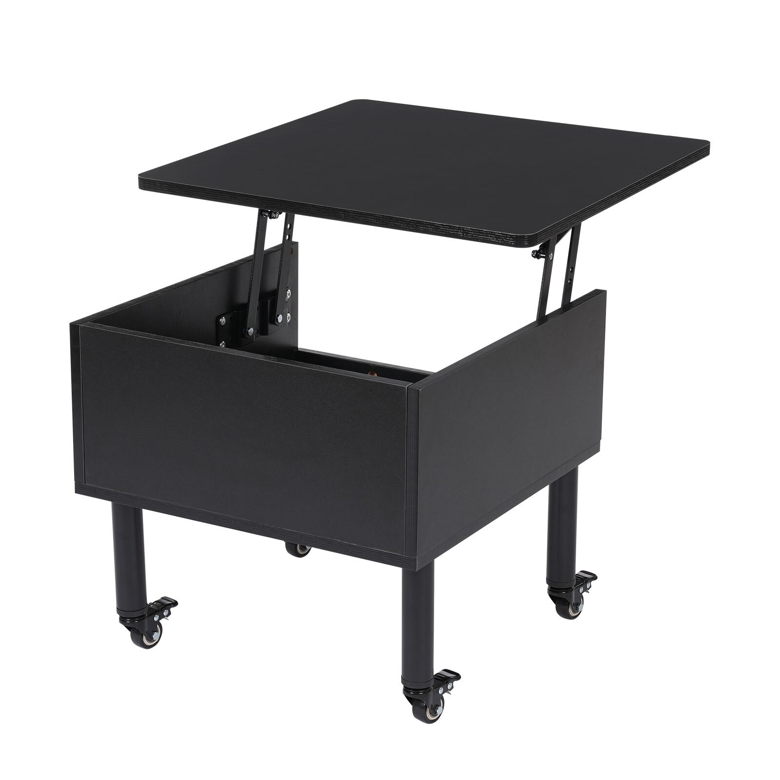 Lift Top Coffee Table Adjustable Height Coffee Table Modern Coffee Table 55*55cm