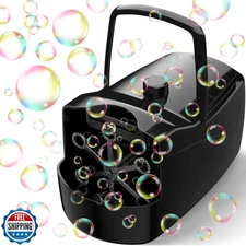 Bubble Machine, Automatic 18000+ Per Minute Big Bubbles Blower Maker for Kids
